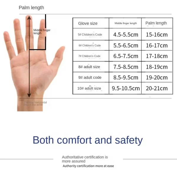 Thickened Anti Slip Kids Football Goalie Gloves - Image 6