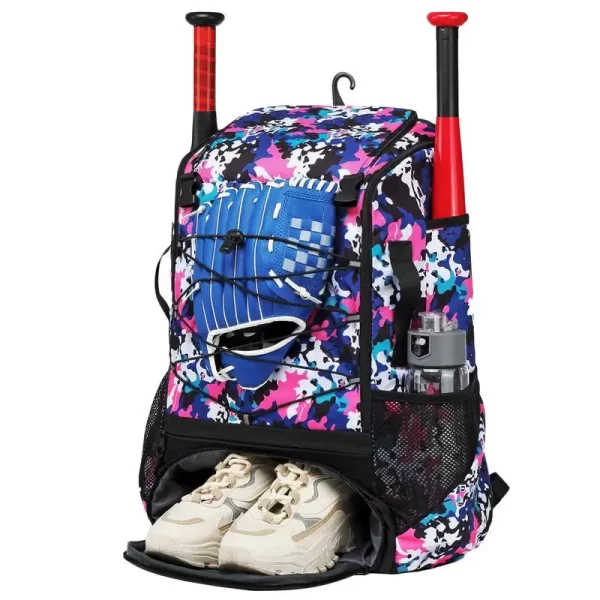Baseball Softball Bag Backpack with Shoes Compartment Youth Bat Bags For Boys Waterproof Baseball & Softball Backpack Bat Bag