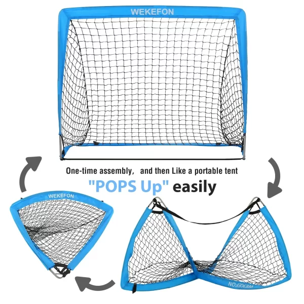 Soccer Goal Kids Soccer Net for Backyard Set of 2 - Image 6