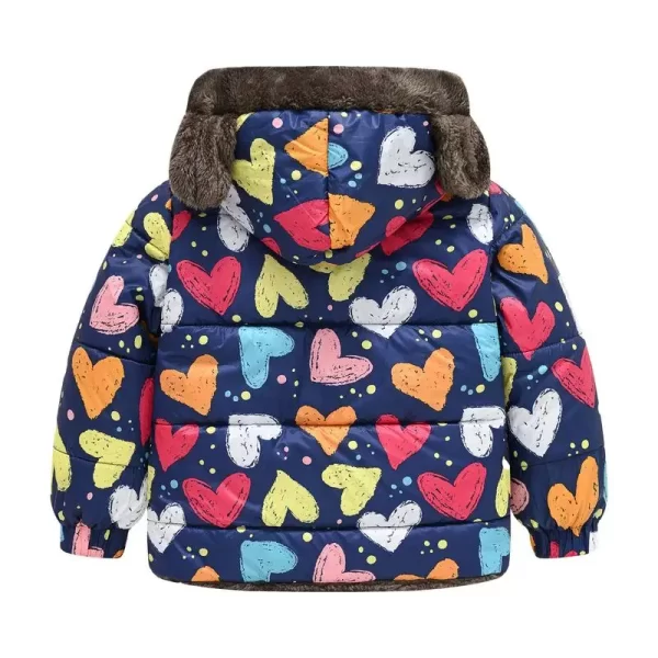 Baseball Jacket Kids Boys Winter Coat Autumn And Winter Hooded Cotton Coat Jacket Zip Up Kids Warm Outerwear Coat supplies - Image 3