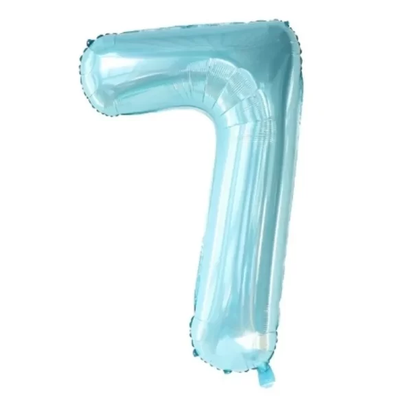 Disney 40 inch pearl pink pearl blue numeral slim body American version aluminum film balloon birthday party decoration - Image 14