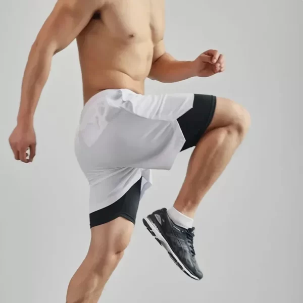 Men's Two-in-one Sports Shorts - Image 2