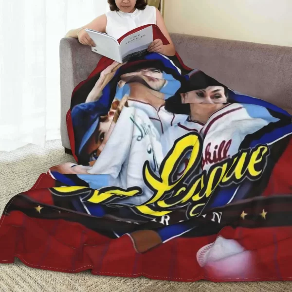 A League Of Their Own Baseball Blankets Flannel Awesome Soft Throw Blanket for Bedspread All Season - Image 2