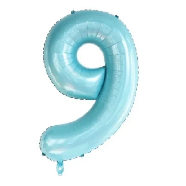 Disney 40 inch pearl pink pearl blue numeral slim body American version aluminum film balloon birthday party decoration - Image 13