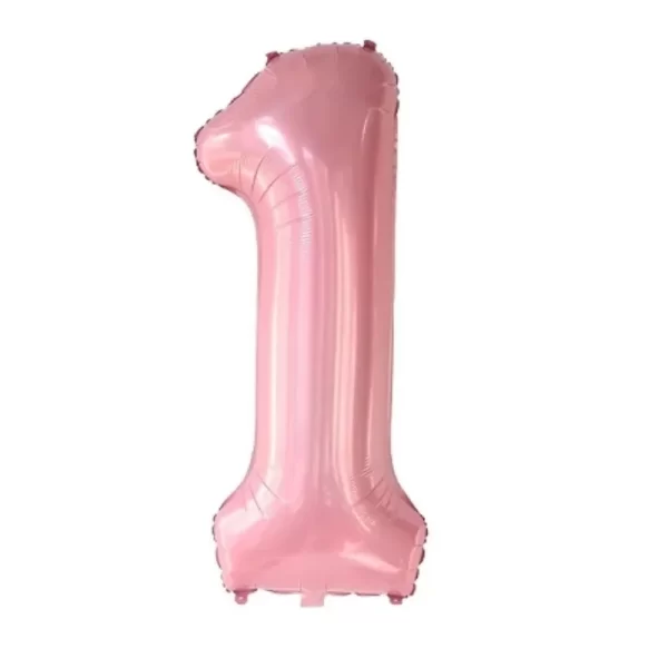Disney 40 inch pearl pink pearl blue numeral slim body American version aluminum film balloon birthday party decoration - Image 5