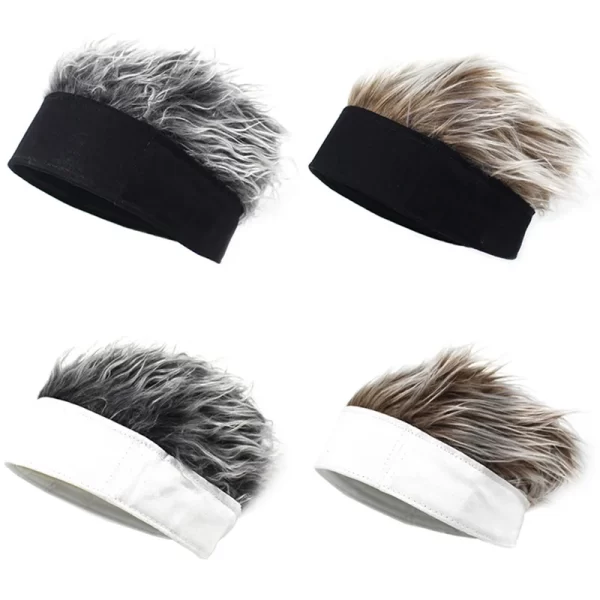 2022 Baseball Cap With Spiked Hairs Wig Baseball Hat With Spiked Wigs Men Women Casual Concise Sunshade Adjustable Sun Visor - Image 4