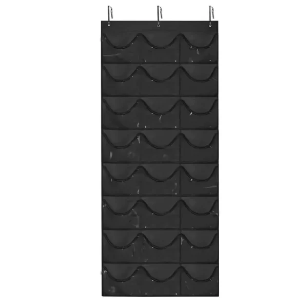 Baseball Hat Rack 24 Pockets Storage Bag Ballcap Display Holder  Wall Mount Hang Holder With Hooks Hat Organizer Over The Door - Image 7