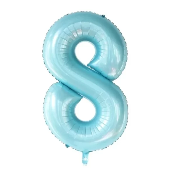 Disney 40 inch pearl pink pearl blue numeral slim body American version aluminum film balloon birthday party decoration - Image 15