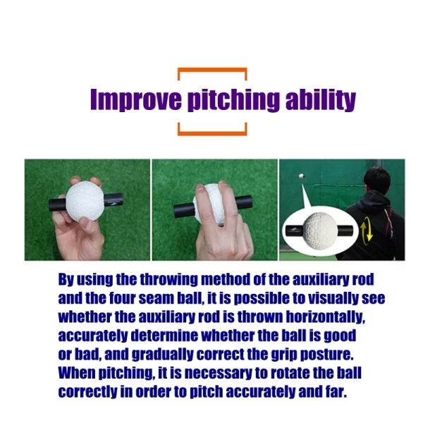Baseball Pitching Practice Ball Pitcher Pitching Correction Grip Posture Training Ball - Image 5
