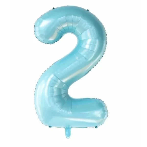 Disney 40 inch pearl pink pearl blue numeral slim body American version aluminum film balloon birthday party decoration - Image 11