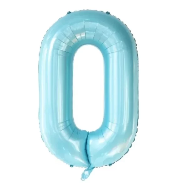 Disney 40 inch pearl pink pearl blue numeral slim body American version aluminum film balloon birthday party decoration - Image 3