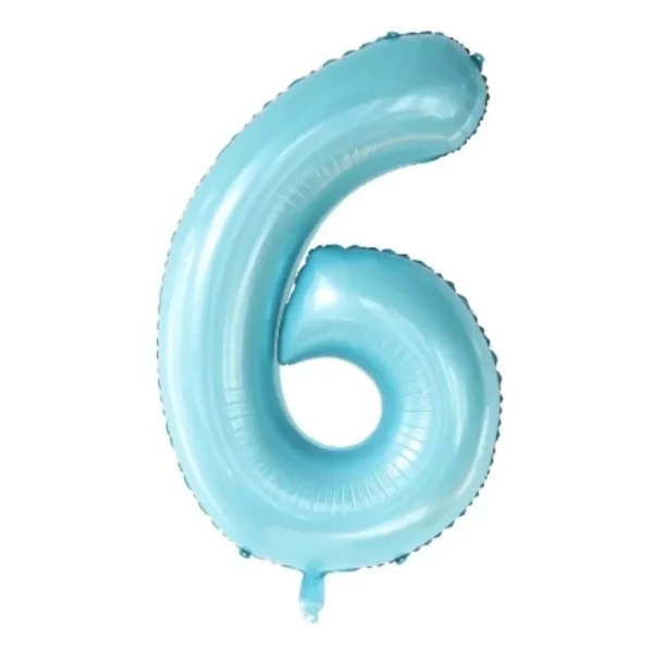 Disney 40 inch pearl pink pearl blue numeral slim body American version aluminum film balloon birthday party decoration - Image 8