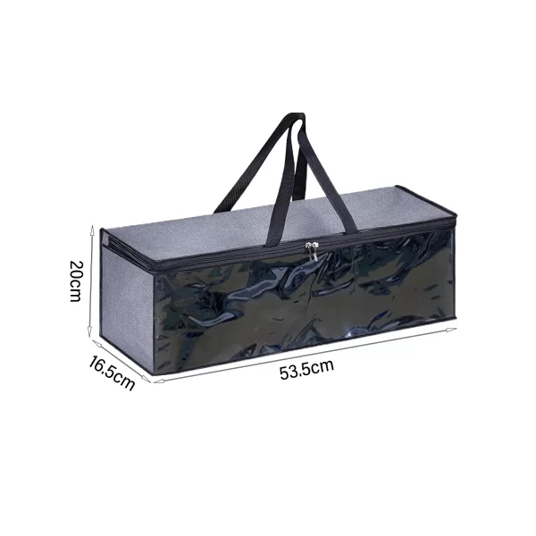 Hats Organizer with Carry Handles Transparent Hat Storage Wide Hat Storage Bag for Baseball Caps Holder Home Travel Adults Women - Image 6
