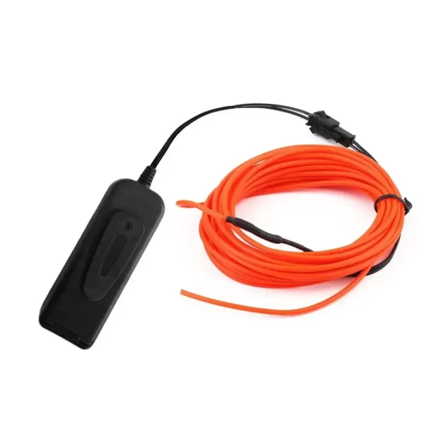 Glow EL Wire Cable LED Neon Christmas Dance Party DIY Costumes Clothing Luminous Car Light Decoration Clothes Ball Rave 1m/3m/5m - Image 14