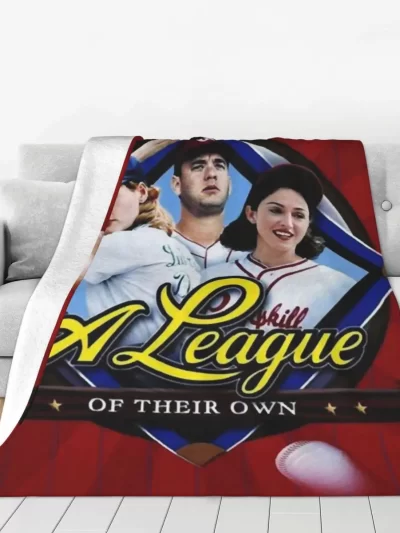 A League Of Their Own Baseball Blankets Flannel Awesome Soft Throw Blanket for Bedspread All Season