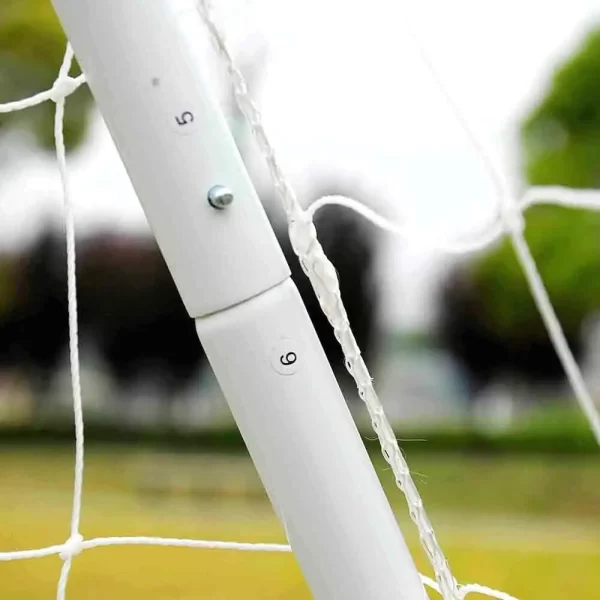 White Steel Tube Soccer Goal Training Set - Image 6