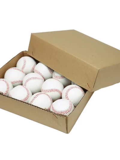 1 box Baseball PVC Top Rubber Inside Soft and Hard Baseball Softball Softball Training Practice Baseball
