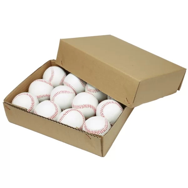1 box Baseball PVC Top Rubber Inside Soft and Hard Baseball Softball Softball Training Practice Baseball