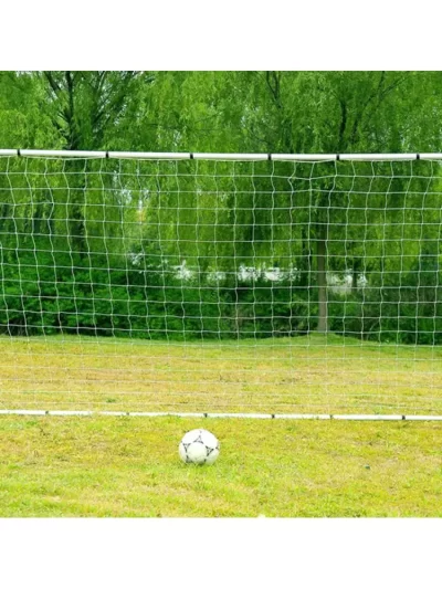 White Steel Tube Soccer Goal Training Set