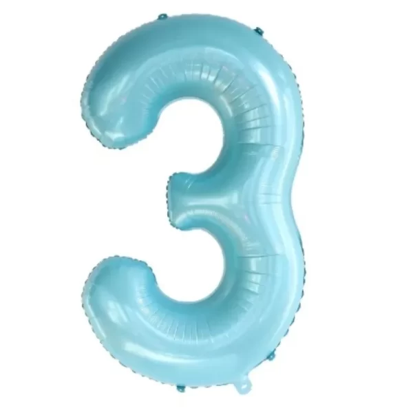 Disney 40 inch pearl pink pearl blue numeral slim body American version aluminum film balloon birthday party decoration - Image 9