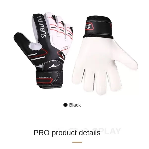 Thickened Anti Slip Kids Football Goalie Gloves - Image 4