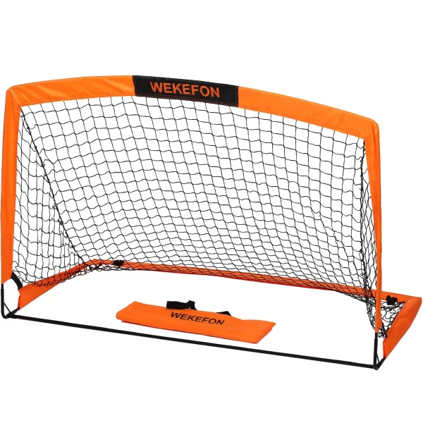 Soccer Goal 5' x 3.1' Portable Soccer Net with Carry Bag for Backyard