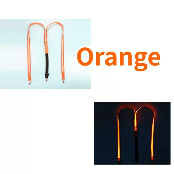 Light Up Men's Led Suspenders Bow Tie Perfect For Music Suspenders Illuminated Led Festival Costume Party - Image 7