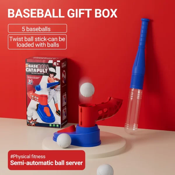 PINJIAN Baseball Bat Kids Set Toy Children Foam Plaything Cricket Sports Toddler Outdoor T Toys Game Kit Practice Beach Safe Tee - Image 8