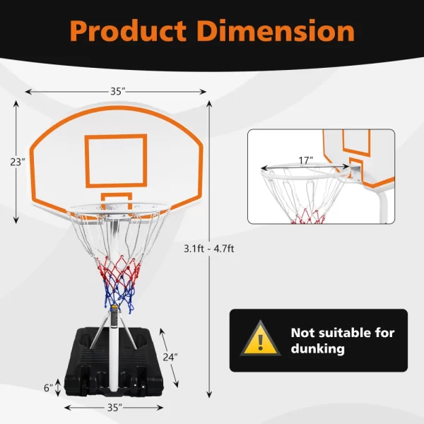 Poolside Basketball Hoop - Image 2
