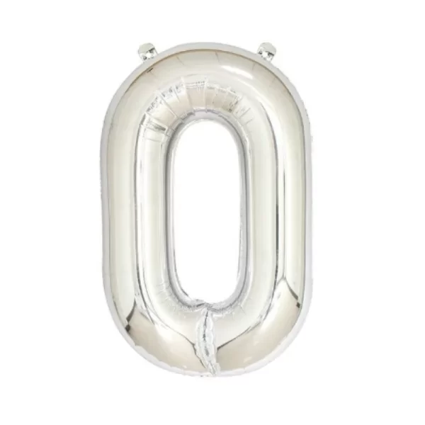 Disney 40 inch silver numeral slim body American version aluminum film balloon birthday party decoration - Image 2