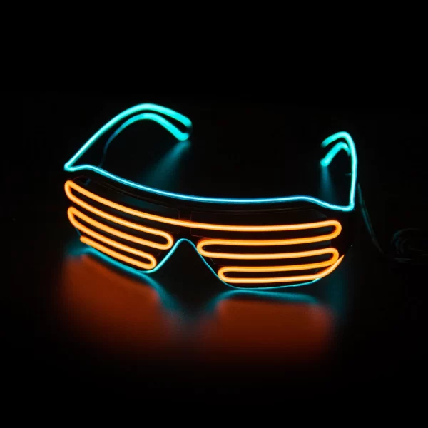 Glowing Glasses LED Gafas Luminous Bril Neon Christmas Glow Sunglasses Flashing Light Glass for Party Supplies Prop Costumes New - Image 7