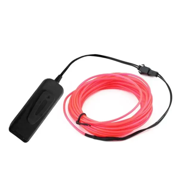 Glow EL Wire Cable LED Neon Christmas Dance Party DIY Costumes Clothing Luminous Car Light Decoration Clothes Ball Rave 1m/3m/5m - Image 8