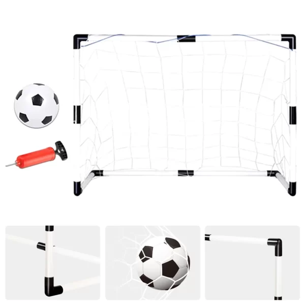 Folding Soccer Goal with Pump & Ball - Image 2