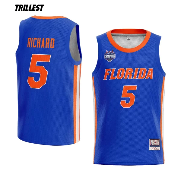 Trillest 2025 National Champions Florida Walter Clayton Jr. Jersey - Image 3