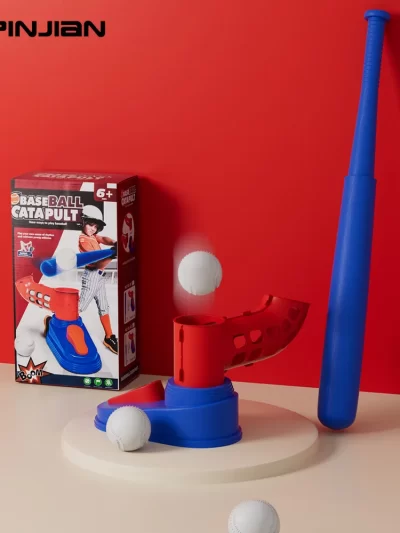 PINJIAN Baseball Bat Kids Set Toy Children Foam Plaything Cricket Sports Toddler Outdoor T Toys Game Kit Practice Beach Safe Tee