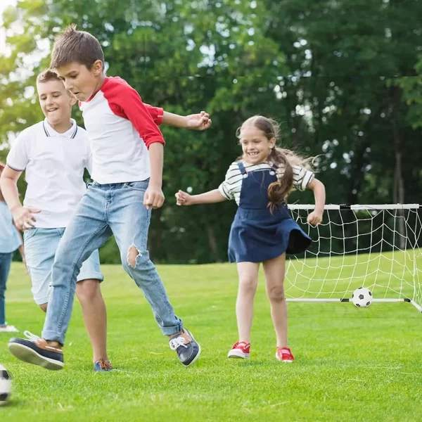 Folding Soccer Goal with Pump & Ball - Image 3