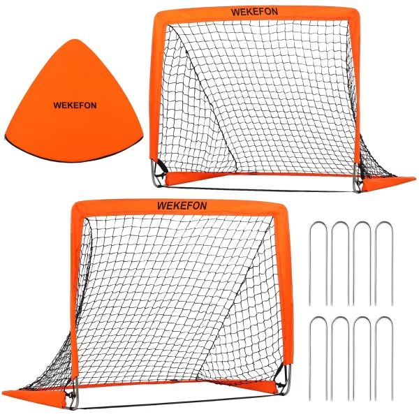 Soccer Goal Kids Soccer Net for Backyard Set of 2