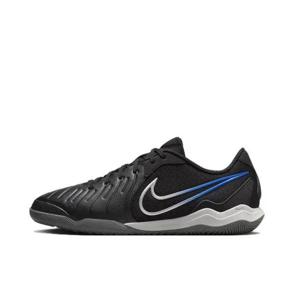 Nike Tiempo Legend 10 Academy IC Artificial Grass Wear Resistant Shock Absorption Comfortable Anti-slip Football Shoes White Red - Image 8