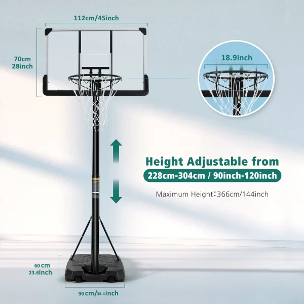 Portable Basketball Hoop System - Image 2