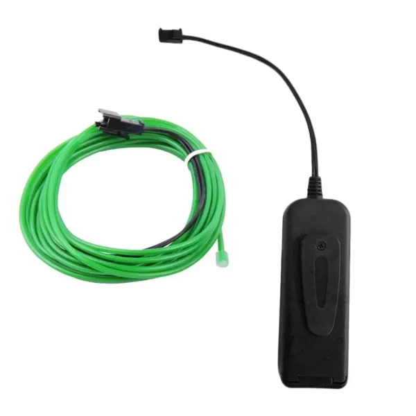 Glow EL Wire Cable LED Neon Christmas Dance Party DIY Costumes Clothing Luminous Car Light Decoration Clothes Ball Rave 1m/3m/5m - Image 11