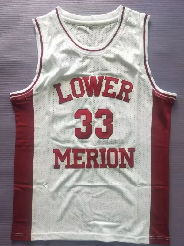 Lower Merion Men's Maroon High School Retro basketball Jersey