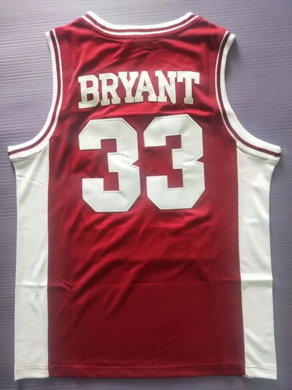Lower Merion Men's Maroon High School Retro basketball Jersey - Image 6
