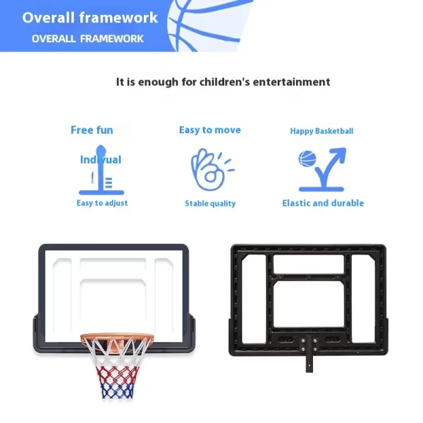 Outdoor Mobile Adjustable Basketball Frame - Image 5