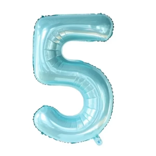 Disney 40 inch pearl pink pearl blue numeral slim body American version aluminum film balloon birthday party decoration - Image 7