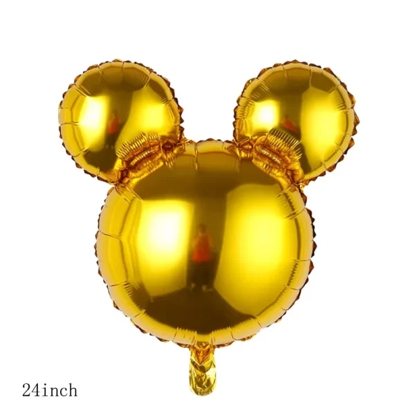Disney 24 inch Mickey Head Large Aluminum Foil Balloon Wedding Children's Birthday Party Decoration Supplies - Image 3