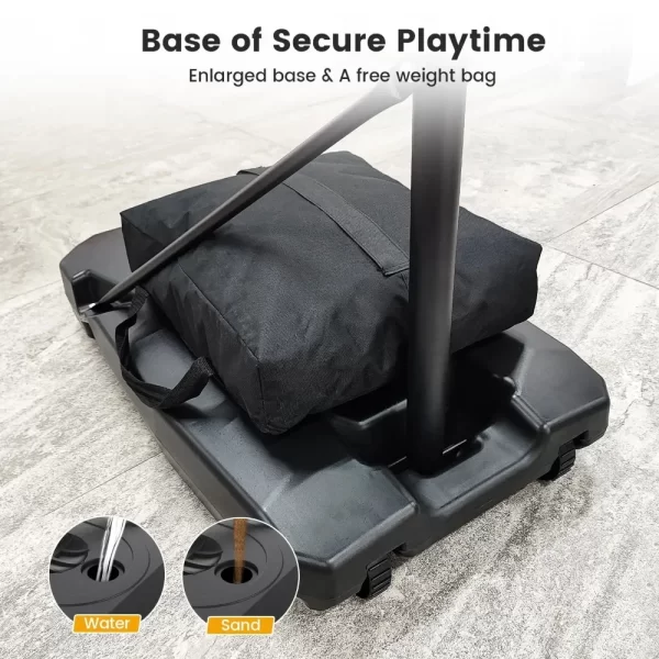 Portable Adjustable HDPE Basketball Hoop Set for Kids and Adults - Image 4