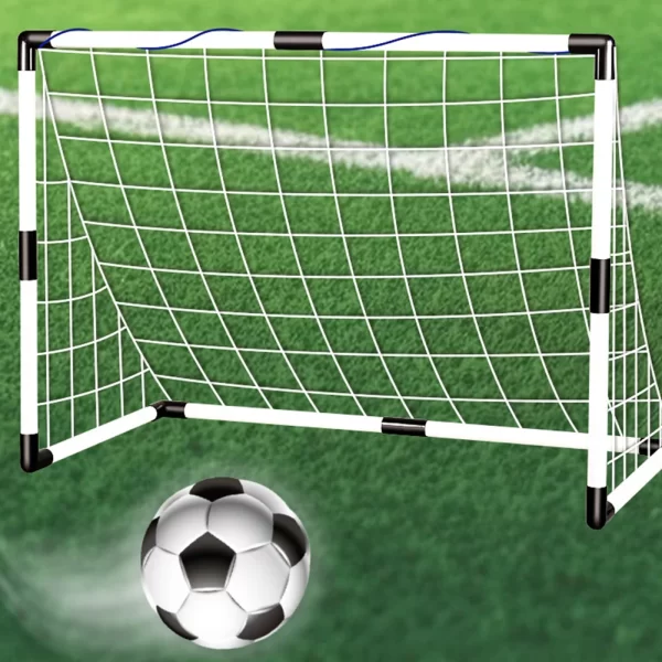 Folding Soccer Goal with Pump & Ball