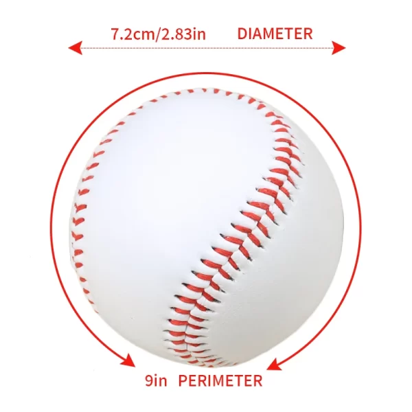 1 box Baseball PVC Top Rubber Inside Soft and Hard Baseball Softball Softball Training Practice Baseball - Image 3