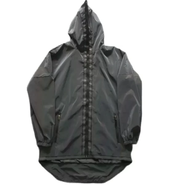 Reflective Trench Coat Men Brand Hip Hop Dance Fluorescent Mens Jackets and Coats Harajuku Windbreaker Cloak Jaqueta Masculino - Image 3