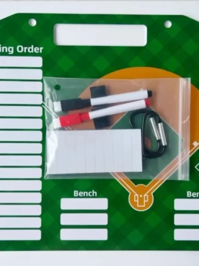 Portable Baseball Tactic Board PVC Wear-resistant Softball Training Match Coaching Board Reusable Baseball Strategy Clipboard